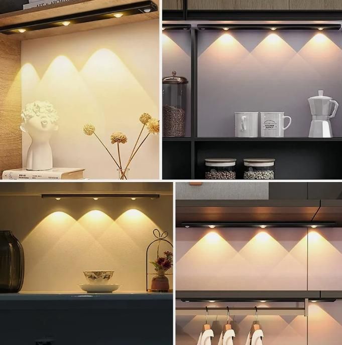 Wireless LED Cabinet Light with Motion Sensor – Dimmable & Rechargeable