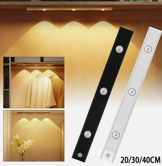Wireless LED Cabinet Light with Motion Sensor – Dimmable & Rechargeable