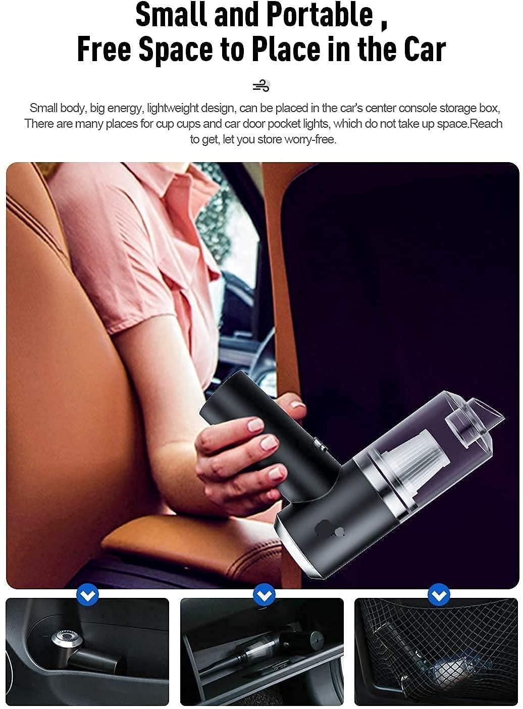Portable Air Duster & Wireless Vacuum Cleaner