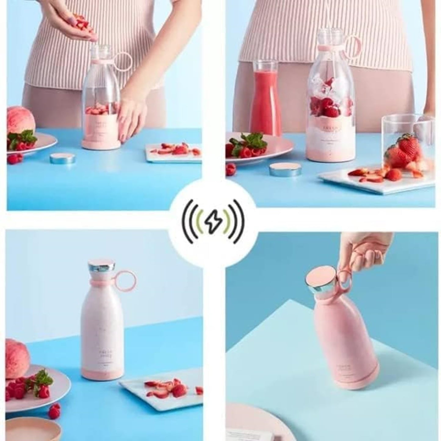 Portable Blender USB Rechargeable Mini Juicer Blender